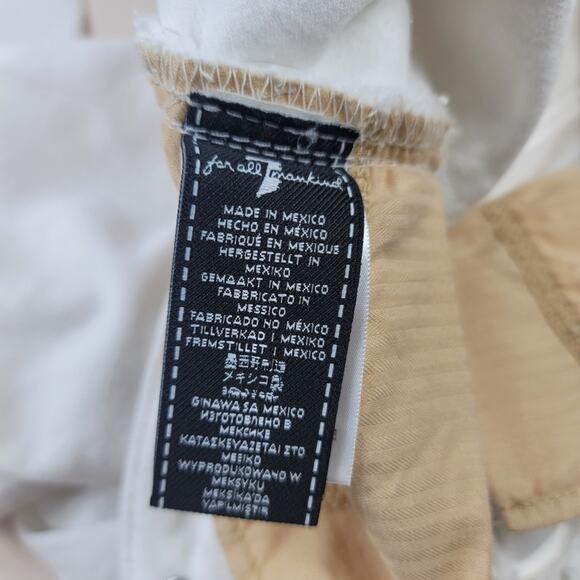 7 For All Mankind Josefina Distressed White Ankle Skinny Jeans SZ 26 - Picture 13 of 16